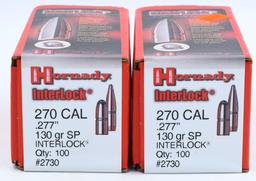 200 Count Of Hornady .270 Caliber Bullet Tips