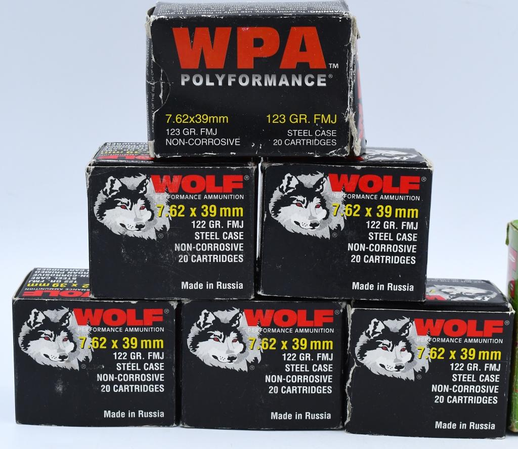 140 Rounds Of 7.62x39mm Ammunition