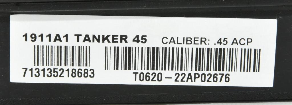 NEW SDS 1911- A1 Tanker Commander Pistol .45