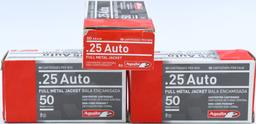 150 Rounds of Aguila .25 Auto Ammunition