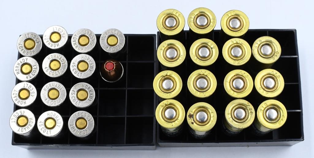 29 Rounds Of Hornady .410 Ga & .45 Colt Ammo