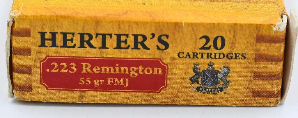 100 Rounds of Herter's .223 Remington Ammunition