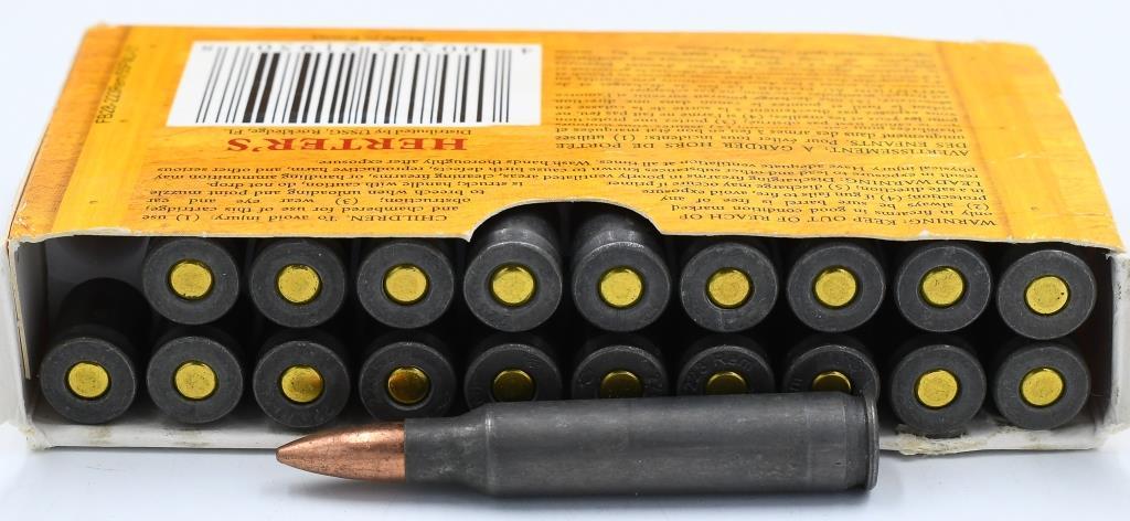 100 Rounds of Herter's .223 Remington Ammunition