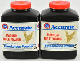 2 bottles Accurate Magnum Rifle Powder Smokless