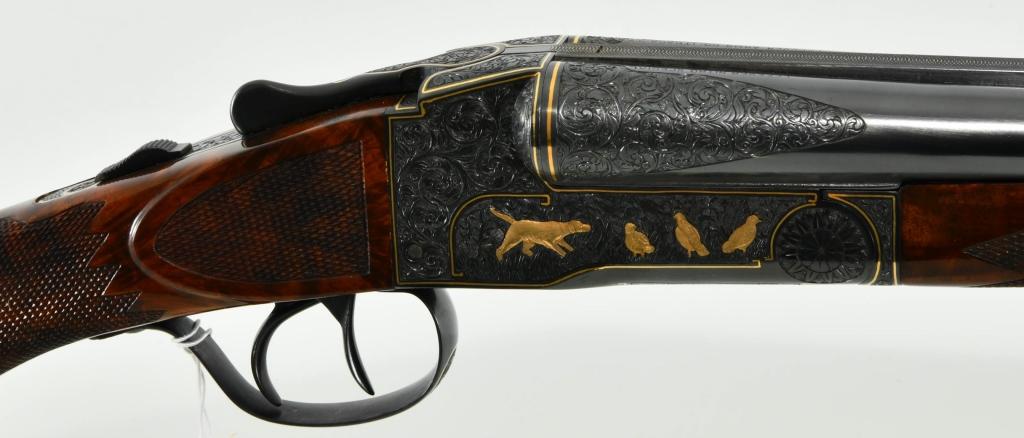 Highly Engraved Lefever Arms Ithaca SXS 20 Gauge