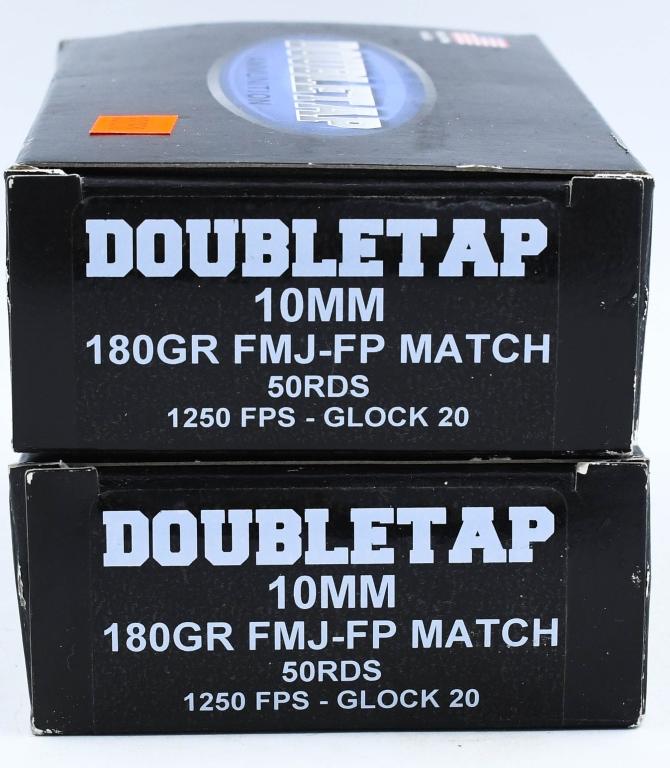 100 Rounds of Double Tap 10mm Ammunition