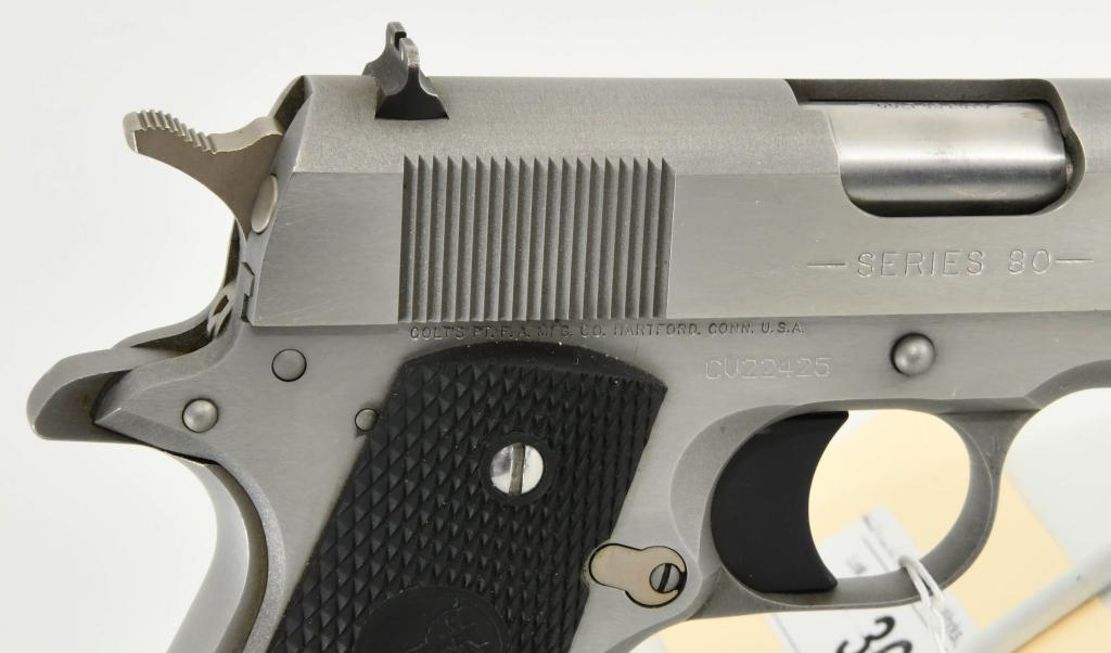 Colt Stainless Government Model 80 Series 1911 .45