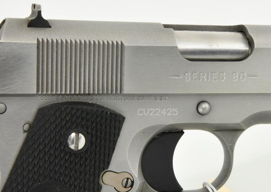 Colt Stainless Government Model 80 Series 1911 .45