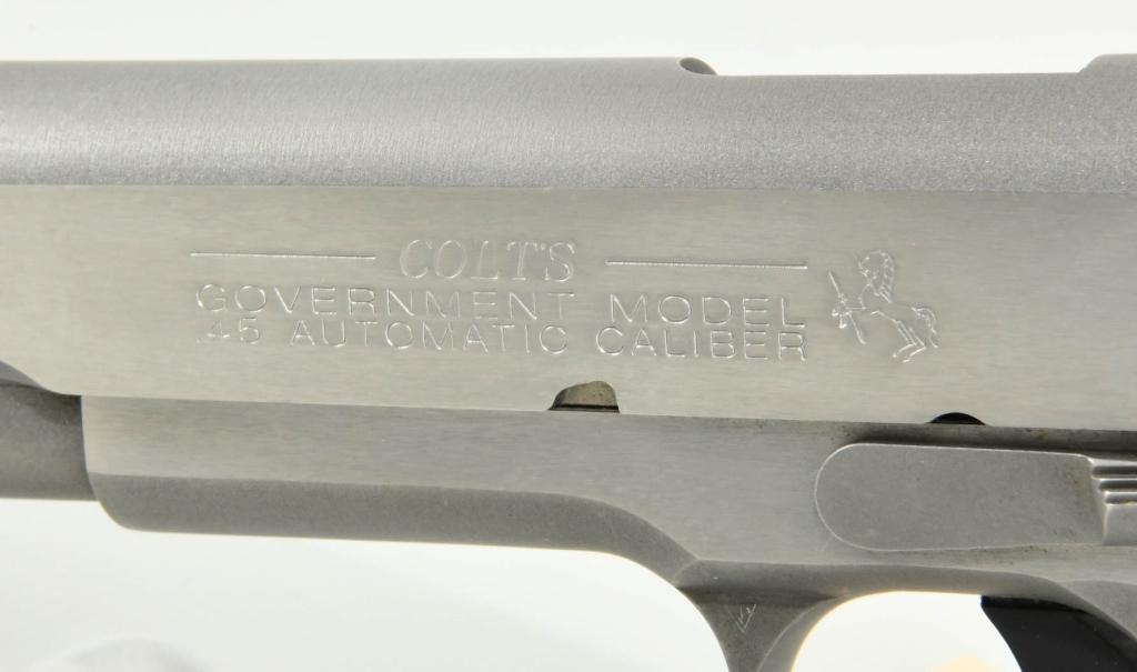 Colt Stainless Government Model 80 Series 1911 .45