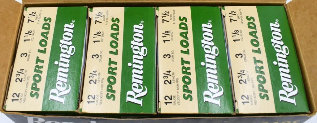 100 Rounds Remington Sport Load 12 Ga Shotshells