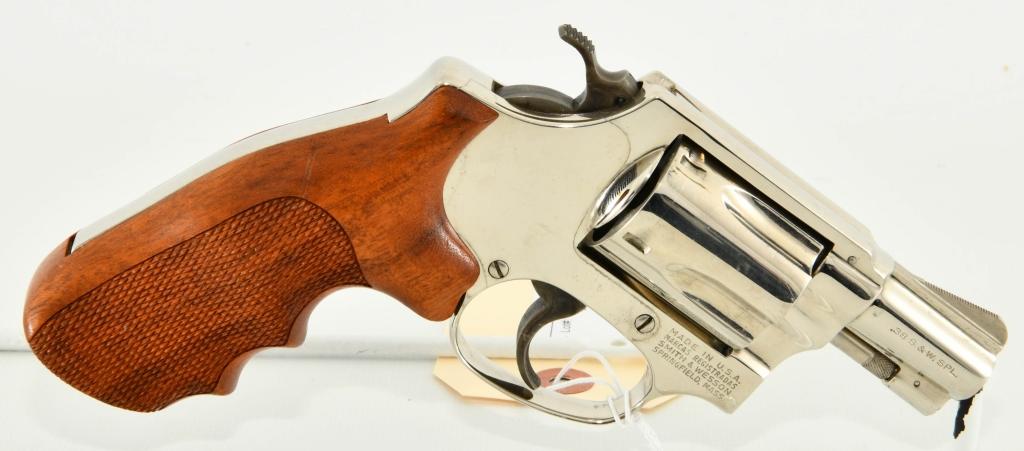Smith & Wesson Model 36 Nickel .38 Special