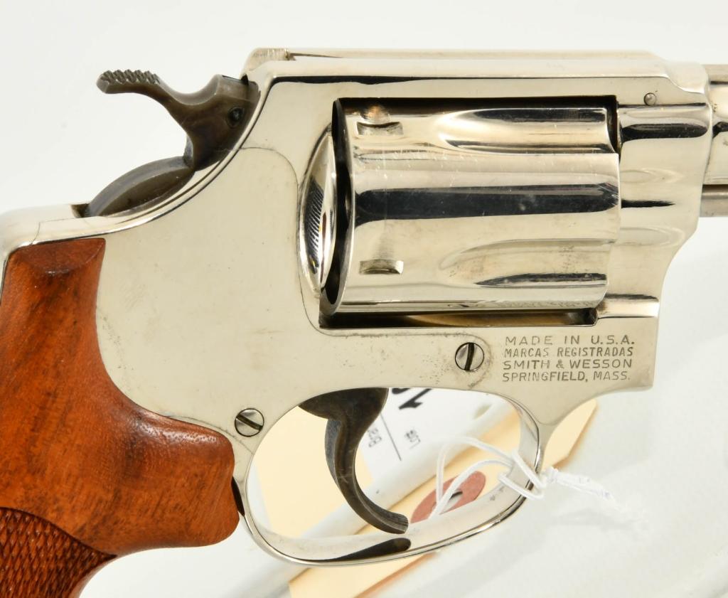 Smith & Wesson Model 36 Nickel .38 Special