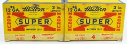 50 Rds Western Super-X 12 Ga Magnum Shotshells