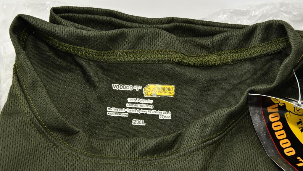 (2) Voodoo Tactical 2XL & 1XL Voodoo "T" shirts &