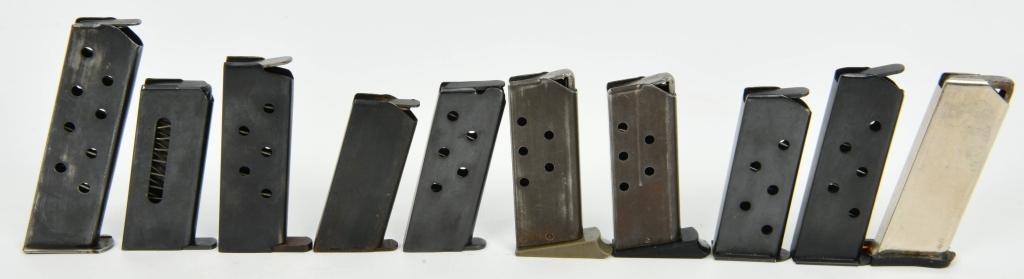 (10) assorted .25 auto Magazines