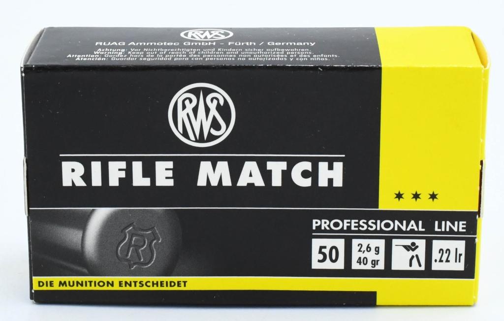 500 Rounds Of RWS Rifle Match .22 LR Ammunition