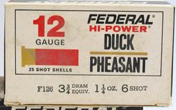 100 Rounds of Federal Hi Power 12 Ga Shotshells