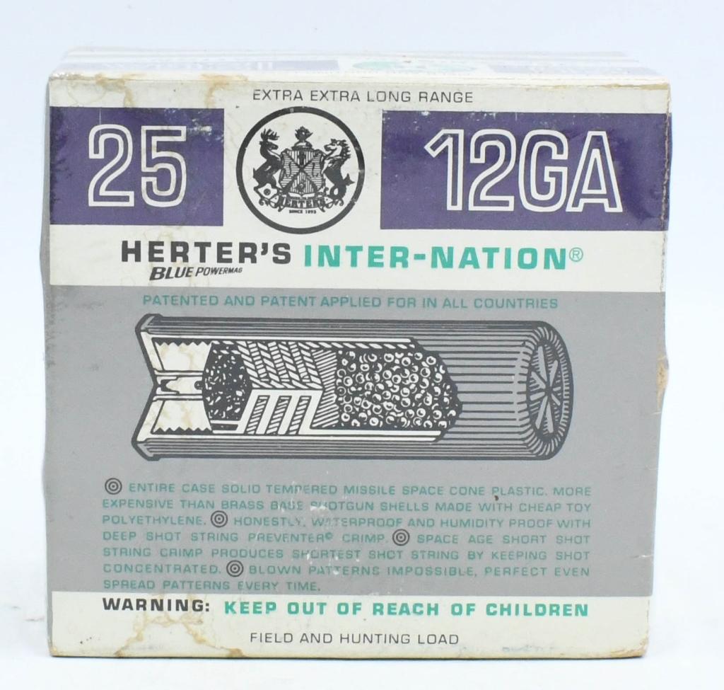 25 Rounds of Herter's 12 Ga Shotshells