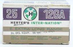25 Rounds of Herter's 12 Ga Shotshells