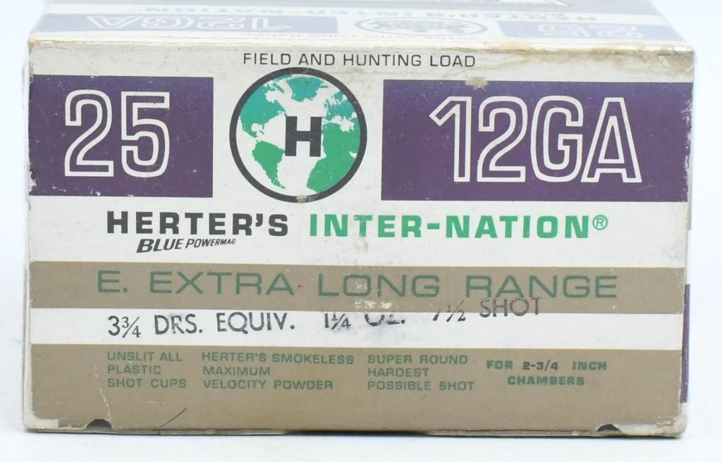 25 Rounds of Herter's 12 Ga Shotshells