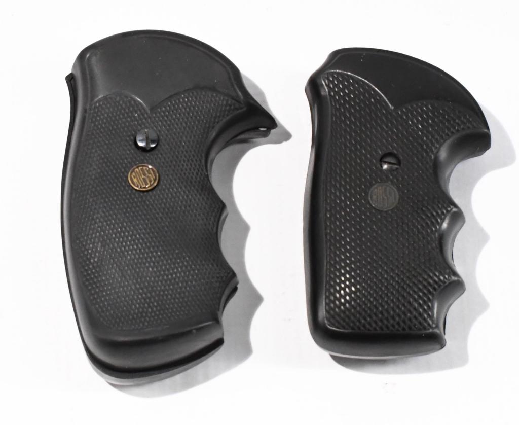2 Sets Of Factory Black Rubber Rossi Revolver