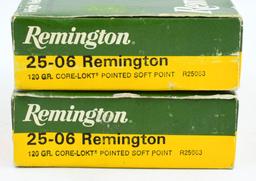 40 Rounds Of Remington .25-06 Rem Ammunition