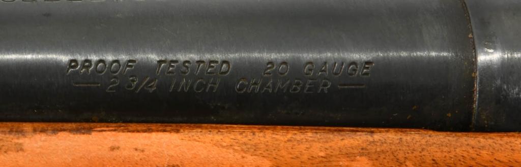 Savage Model 248 B Bolt Action 20 Gauge Shotgun
