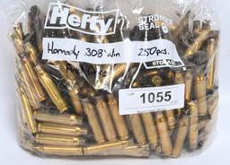 Approx 250 Count Hornady Empty .308 Win Brass