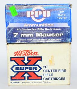 40 Rounds of 7MM Mauser Ammunition