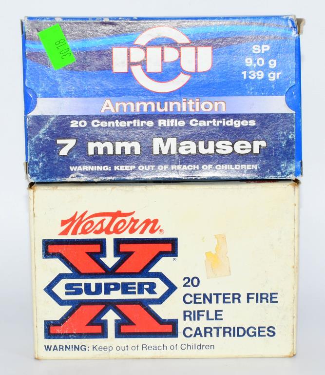 40 Rounds of 7MM Mauser Ammunition