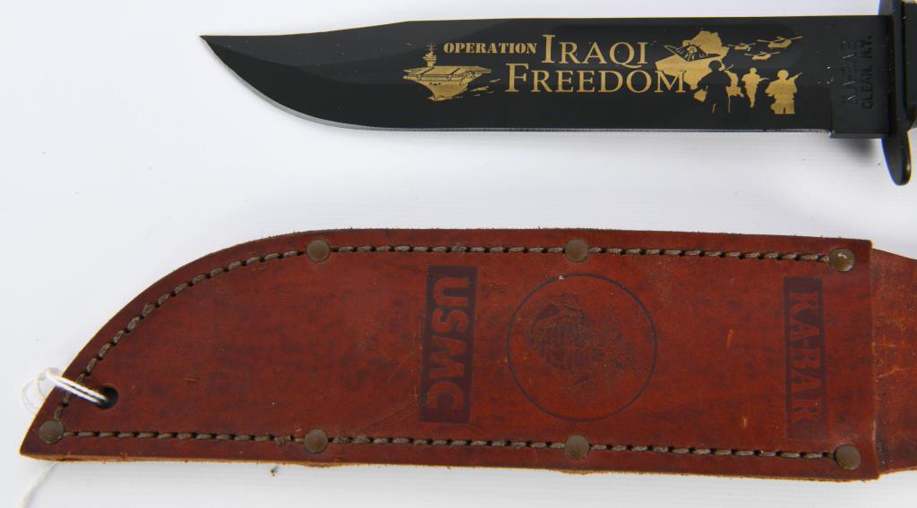 US Army Marked KA-BAR "Operation Iraqi Freedom"