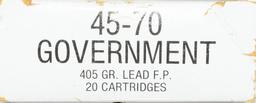 60 Rounds of .45-70 Government Ammunition