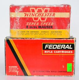 40 Rounds of Various 8MM Mauser Ammunition