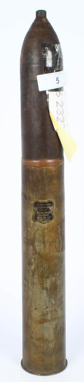 Original U.S. WWI 75mm Artillery Presentation