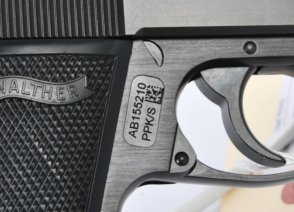 Cased Unfired Walther PPK/S Semi Auto Pistol .380