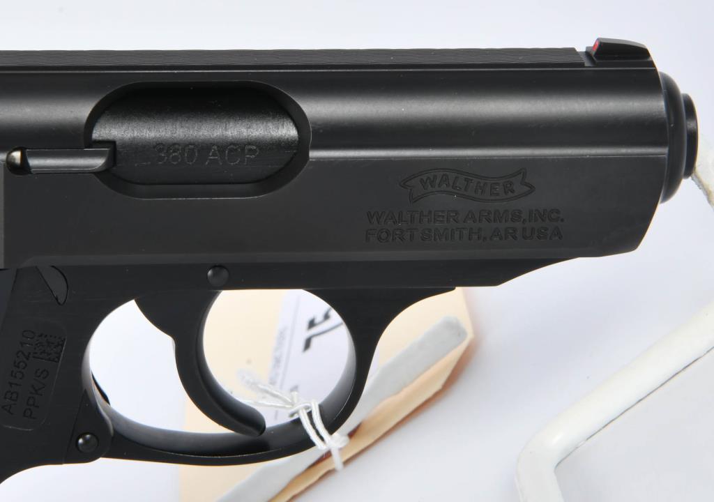 Cased Unfired Walther PPK/S Semi Auto Pistol .380