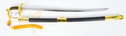 CSA Cavalry Officer Sword Replica w/scabbard