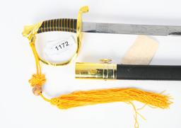 CSA Cavalry Officer Sword Replica w/scabbard
