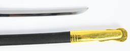 CSA Cavalry Officer Sword Replica w/scabbard