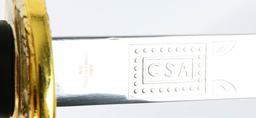 CSA Cavalry Officer Sword Replica w/scabbard