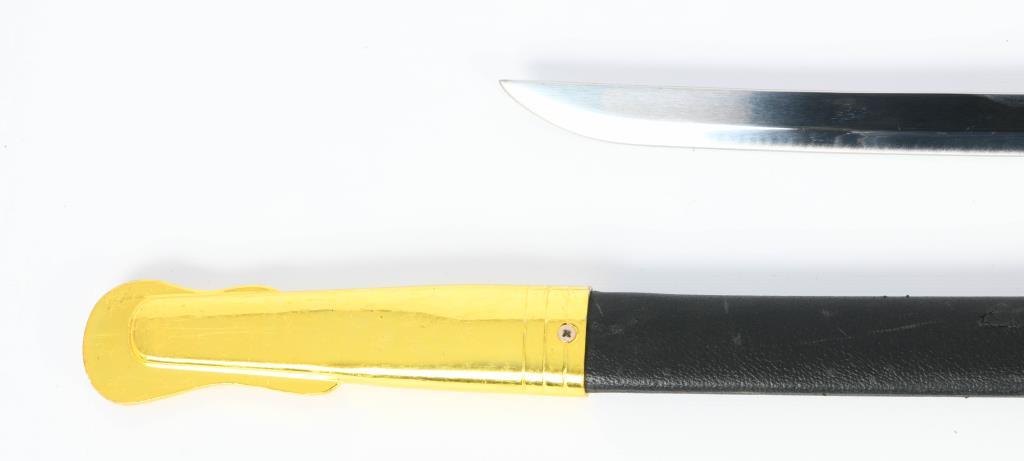 CSA Cavalry Officer Sword Replica w/scabbard