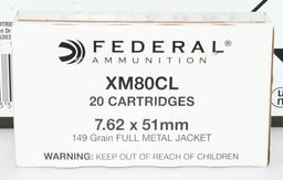 200 Rounds of Federal .308 Win Ammunition