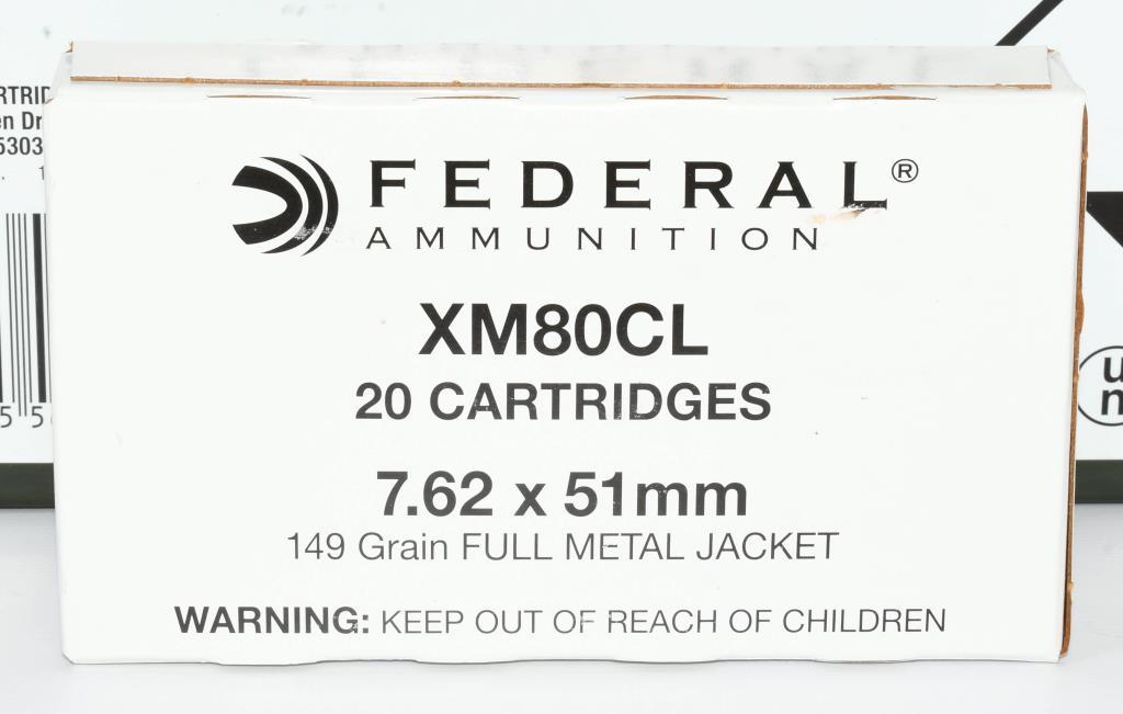 200 Rounds of Federal .308 Win Ammunition