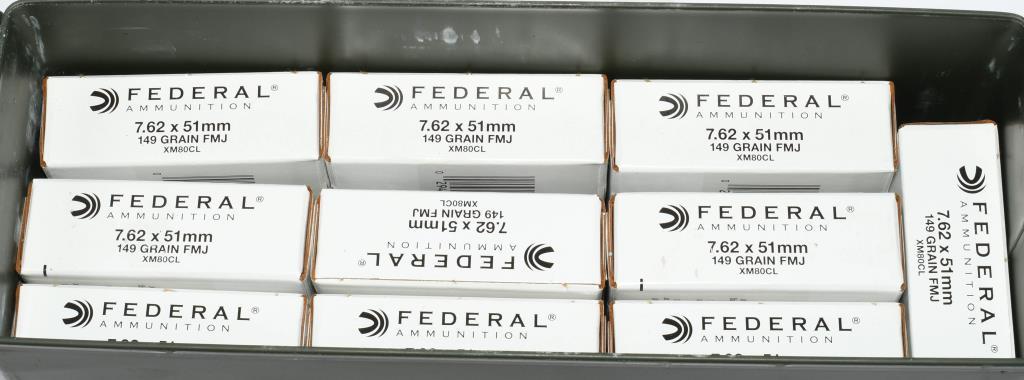 200 Rounds of Federal .308 Win Ammunition
