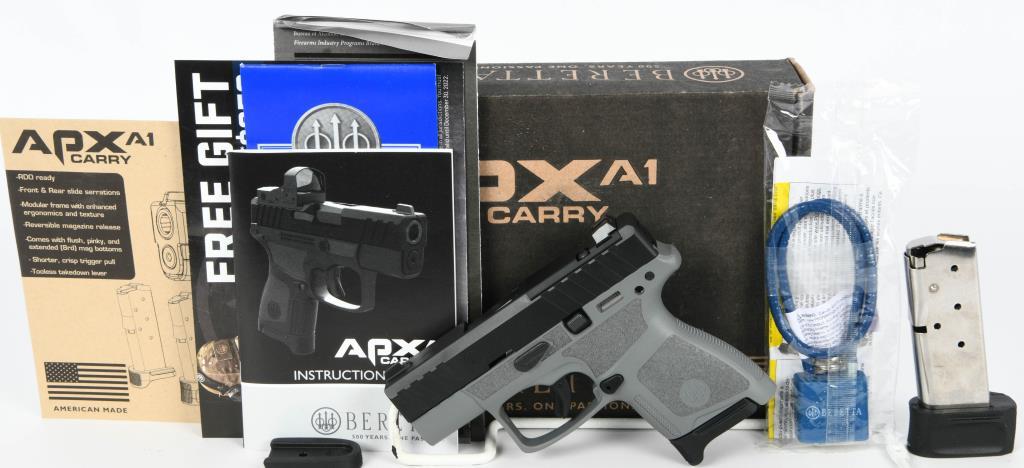 NEW Beretta APX A1 Carry Wolf Grey 9mm 3.3" Barrel