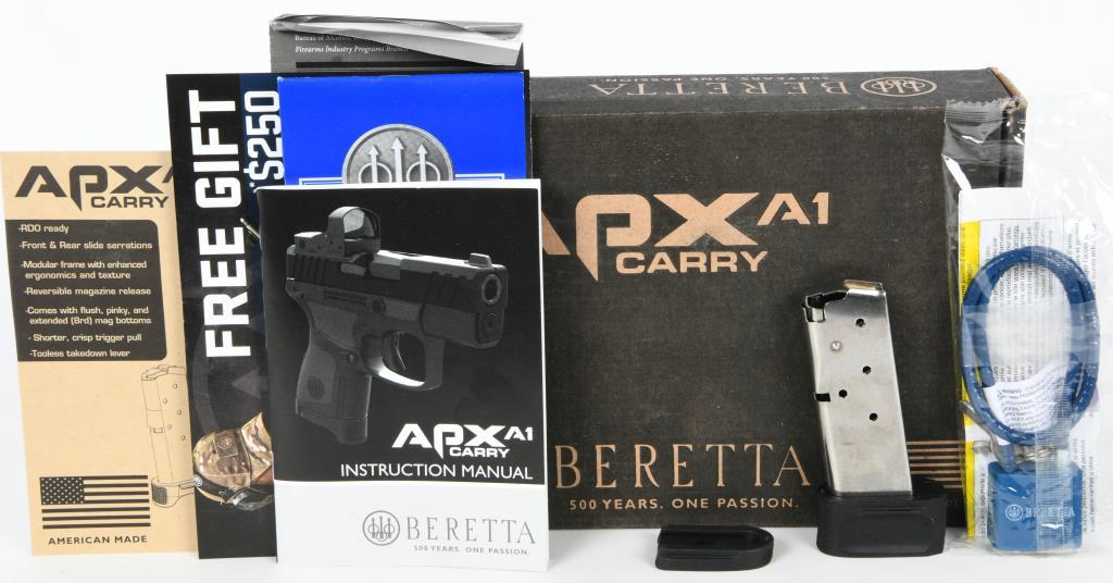 NEW Beretta APX A1 Carry Wolf Grey 9mm 3.3" Barrel