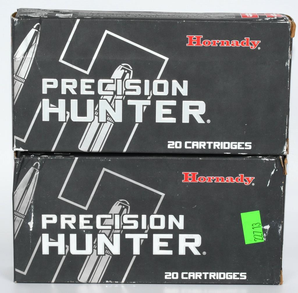 40 Rounds of Hornady Hunter 6.5 PRC Ammunition