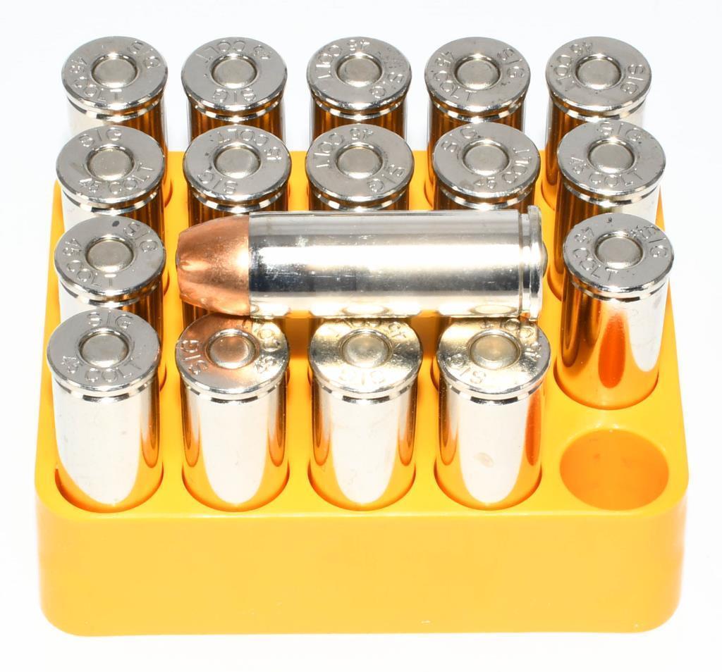 40 Rounds Sig Sauer .45 Colt Defense Ammunition