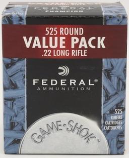 525 Rounds Of Federal Champion 22 LR Ammunition