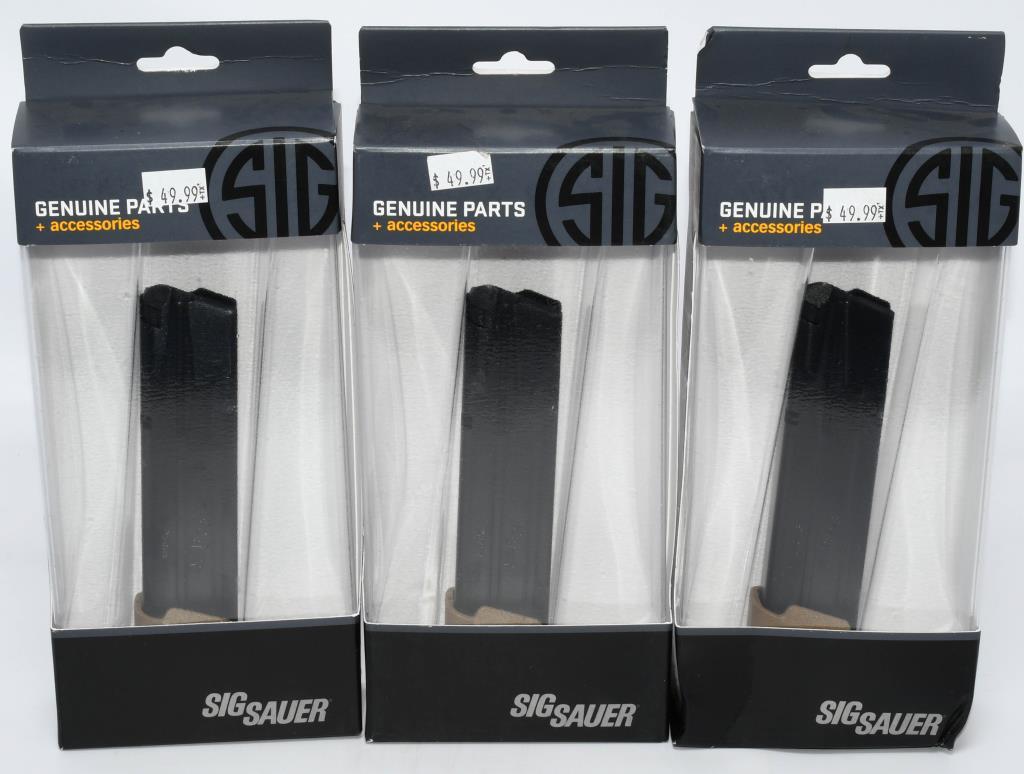 3 NIB Sig Sauer P320 21 Round Magazines